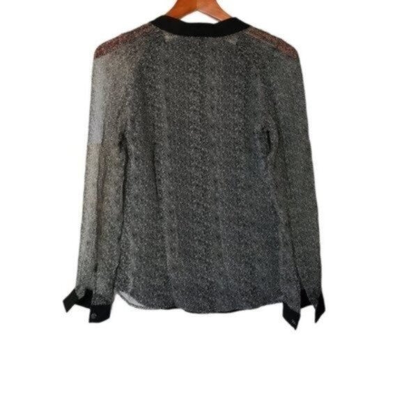 Juliette Longuet 100% Silk Top Blouse 2 - Picture 3 of 8